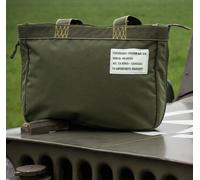 Borsa A Spalla Espandibile Aviator Kit Attrezzatura US Army WWII D-Day USAAF NAM