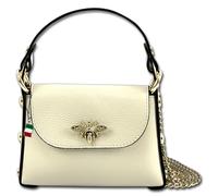 Borsa A Spalla Firenze Ape Donna In Vera Pelle Beige OTF817I
