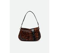 Borsa a spalla Helena Round in pelle effetto cavallino Gianni Chiarini