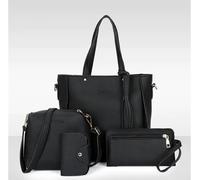 Borsa A Spalla In Pelle Da Donna 4 Pezzi Tote Borsa Portafoglio Lusso