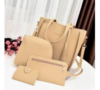 Borsa A Spalla In Pelle Da Donna 4 Pezzi Tote Borsa Portafoglio Lusso