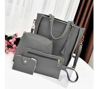 Borsa A Spalla In Pelle Da Donna 4 Pezzi Tote Borsa Portafoglio Lusso