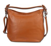 Borsa A Spalla In Pelle Da Donna Florence Tan Marrone Medio OTF187C5