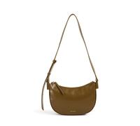 Borsa a spalla in pelle LUNE Marrone TU