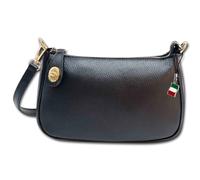 Borsa A Spalla In Pelle Nera Per Donna OTF840S1