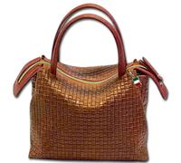 Borsa A Spalla In Pelle Per Donna Firenze Marrone OTF170C1