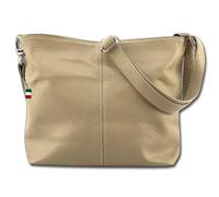 Borsa A Spalla In Vera Pelle Firenze Donna Taupe OTF829N