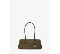 Borsa a spalla Laila Small in pelle scamosciata Michael Kors