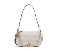 Michael Kors Borsa a spalla logo MK Nolita Vaniglia-Nocciola