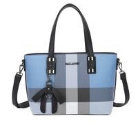 Borsa a Spalla per Donna Edizione Mini Bella Motivo Scozzese con Tracolla