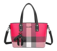 Borsa a Spalla per Donna Edizione Mini Bella Motivo Scozzese con Tracolla