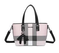 Borsa a Spalla per Donna Edizione Mini Bella Motivo Scozzese con Tracolla