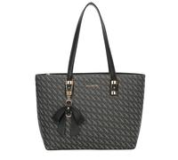 Borsa a Spalla per Donna Motivo Grafico Effetto Intrecciato Nodo Ciondolo