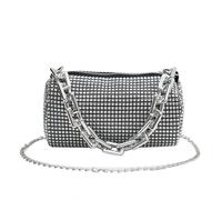 Borsa A Spalla Piccola In Glitter Con Strass Per La Festa