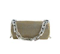 Borsa A Spalla Piccola In Glitter Con Strass Per La Festa
