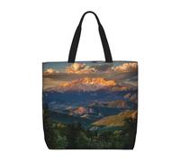 Borsa A Spalla Pikes Peak Colorado Elegante Borsa A Shopper Donna Pieghevole Borse Tote Donna Per Lavoro Università Tutti I Giorni