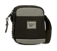 Borsa a Spalla Reebok Dexter Due Scomparti Nero 12x16x3,5 cm Poliestere