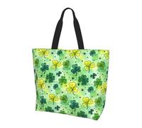 Borsa A Spalla St. Patricks Day Borsa A Mano Resistente Impermeabile Sacchetto Della Spesa Per Shopping Lavoro Picnic