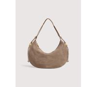 Coccinelle Pelle borsa a tracolla Thess Suede Bim Shoulder Bag Warm Ta/Warm Ta grigio talpa