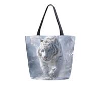 Borsa A Spalla Tiger With Blue Eyes Borsa Spesa Grande Impermeabile Sacchetto Della Spesa Per Casa Shopping Lavoro