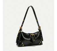 Borsa a spalla vintage e vintage dallo stile europeo, con cerniera, realizzata in pelle dal design hippie per uno sguardo unico, può essere utilizzata come borsa a mano o borsa da sottobraccia, borsa 