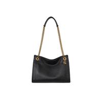 Borsa a sporta in pelle con tracolla a catena, BRADLEY Nero TU
