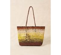 Borsa a sporta in rafia, SIDONIE Multicolore TU
