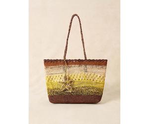 Borsa a sporta in rafia, SIDONIE Multicolore TU