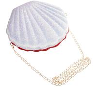 Borsa a tracolla a catena con seashell Shiny Shiny Borsa a tracolla Bella perla