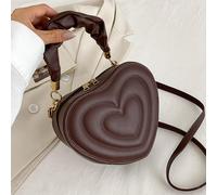Borsa a tracolla a forma di cuore Borsa a tracolla in PU moda per regalo di