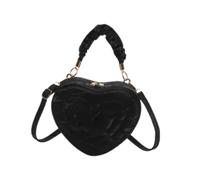 Borsa a tracolla a forma di cuore in PU con tracolla regolabile, regalo per