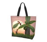 Borsa a tracolla a forma di formica, borse a forma di animale, borsa portaoggetti con manico, borsa per la spesa, borsa portatile e carina