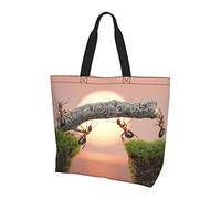Borsa a tracolla a forma di formica, borse a forma di animale, borsa portaoggetti con manico, borsa per la spesa, borsa portatile e carina