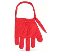 Borsa a Tracolla a Forma di Mano, Borsa a Spalla in Nylon, Zaino da Giorno alla Moda, Strano, Elegante e di Grande capacità per Donna, Perfetto per Lo Street Style(Red)