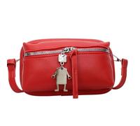 Borsa a tracolla a forma scatola flessibile Cintura a lunghezza modificabile Sostanza PU permanente Borsa a tracolla modificabile essenziale per tutti i giorni