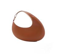 Borsa a tracolla a mezza luna, pelle marrone chiaro, stile Hobo mezza luna borse di design di lusso per le donne borse nuove di alta qualità personalità moda borsa a tracolla, Marrone, 36x6.5x31cm