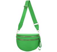 Borsa a tracolla a scacchi, in nylon, da donna, alla moda, a scacchiera, con tracolla, Pure Kelly Verde, Moda