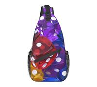 Borsa a tracolla a tracolla Borsa a tracolla impermeabile antifurto Zaino casual per sport Palestra Yoga, per giochi Set di dadi