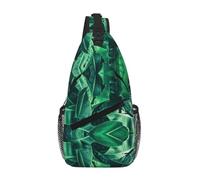 Borsa a tracolla a tracolla con foglie di banana tropicale borsa a tracolla tracolla tracolla marsupio marsupio uomo donna