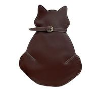 Borsa a tracolla a tracolla con motivo gatto carino con una nuova personalità, alla moda, con motivo floreale, Caff, Etichettalia unica