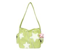 Borsa a tracolla a tracolla elegante borsa messenger accessorio alla moda | Borsa a tracolla Messenger decorata con stelle, borsa portatile a forma di stella, borsa per la spesa spaziosa per adulti