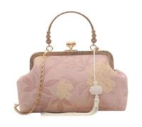Borsa a tracolla a tracolla in stile cinese per donna Borse floreali ricamate Borsa elegante con pochette da