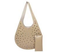 Borsa a tracolla - Accessorio decorativo a rivetto, borsa a tracolla vuota, contenitore a tracolla alla , articolo quotidiano per pendolari, attrezzatura da donna donna, acquisto estetico, cachi