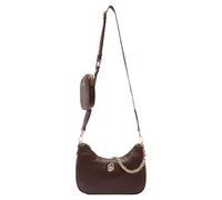Liu Jo Borsa Hobo Achala, Similpelle Marrone, 24 x 16 x 7,5 cm, con Tracolla Amovibile e Pochette