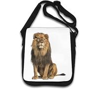 Borsa a tracolla African Lion King of the Jungle Bianco