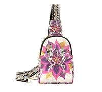 Borsa a tracolla alla moda Boho Mandala Fiore e Scheletro Umano borsa a tracolla da uomo carino per le donne per il viaggio