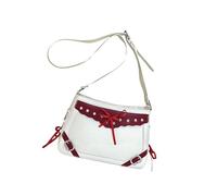 Borsa a tracolla alla moda borsa a tracolla borsa a tracolla anime borse da esposizione per la scuola cosplay Itabag Toted borse a tracolla trasparente Toted Toted, bianco rosso