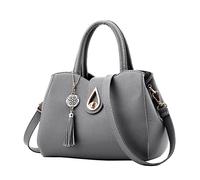 Borsa a tracolla alla moda borsa sportiva da donna borsa a tracolla borsa a tracolla trasparente tasche aperte, Grigio scuro, Taglia unica