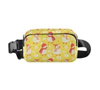 Borsa a tracolla alla moda con illustrazione di anatre carine, per uomini e donne, resistente all'acqua, con tracolla regolabile, per viaggi, vacanze, corsa, Carino anatra Cartoon Illustrazione, 1