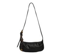 Borsa a tracolla alla moda in morbida pelle casual per la ricerca professionale moderna e gli stili, Nero Bk, Medium